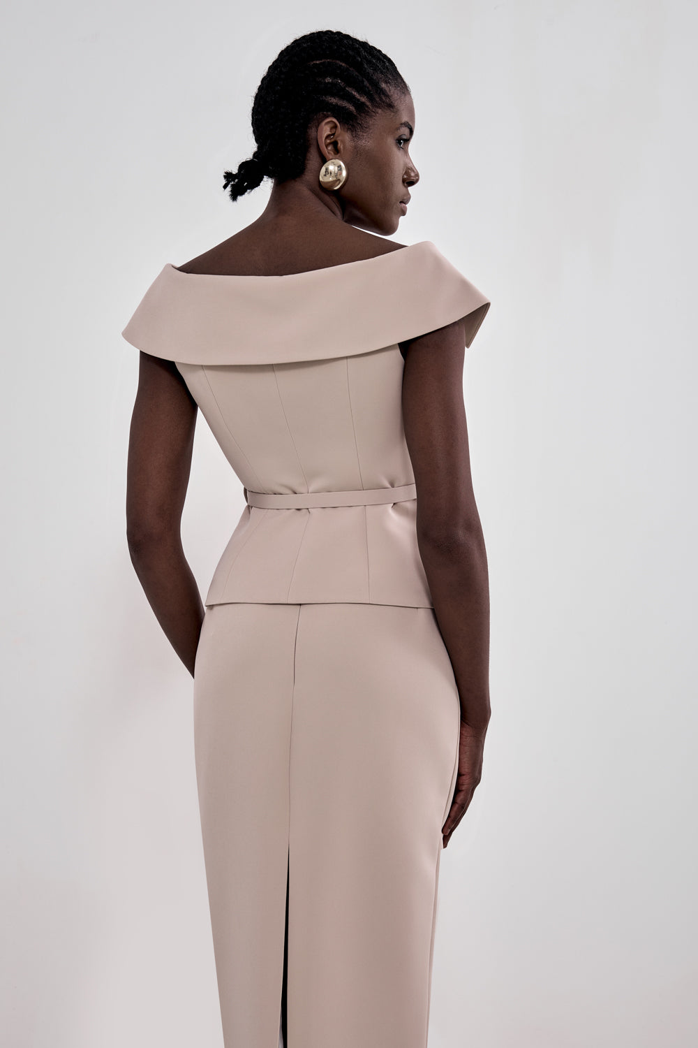 Midi pencil skirt