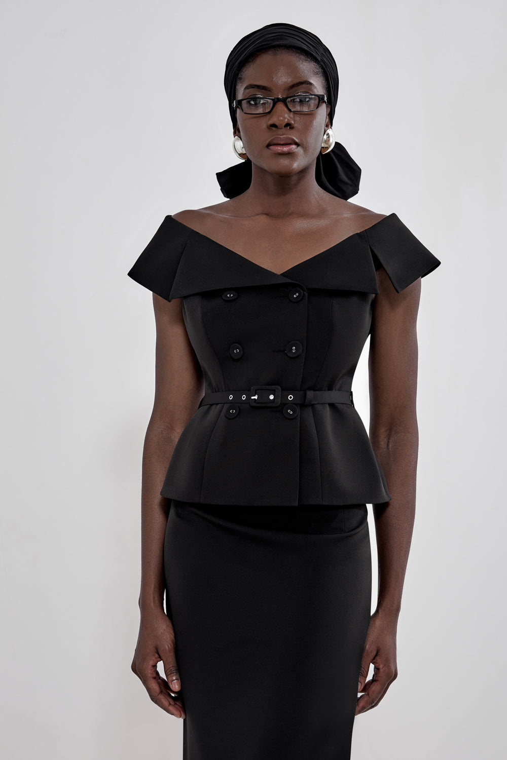 Midi pencil skirt