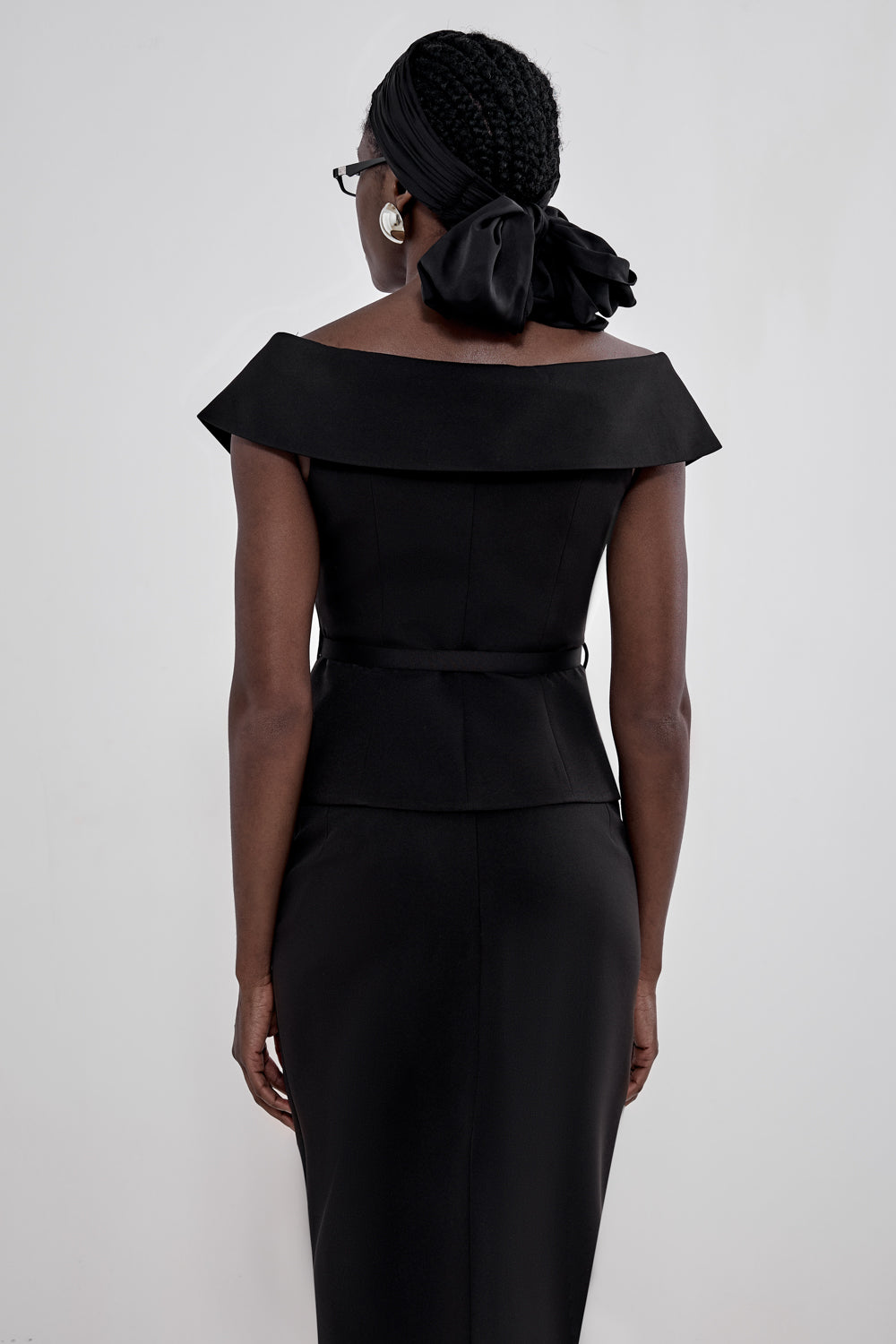 Midi pencil skirt