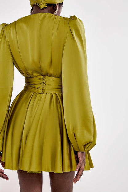 Frilled skater dress