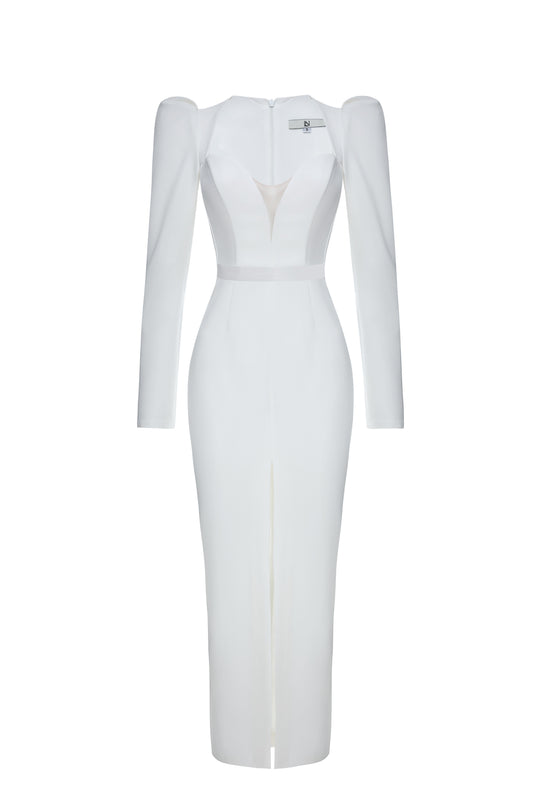 Midi length dress