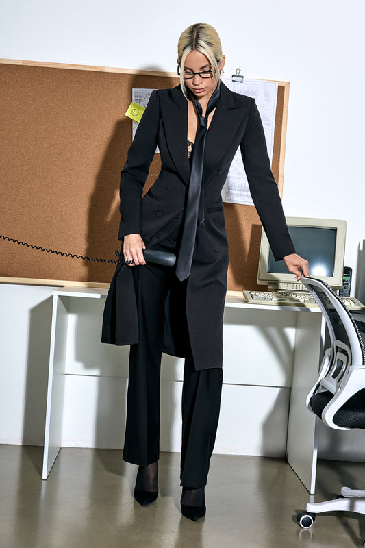 Tuxedo Dress