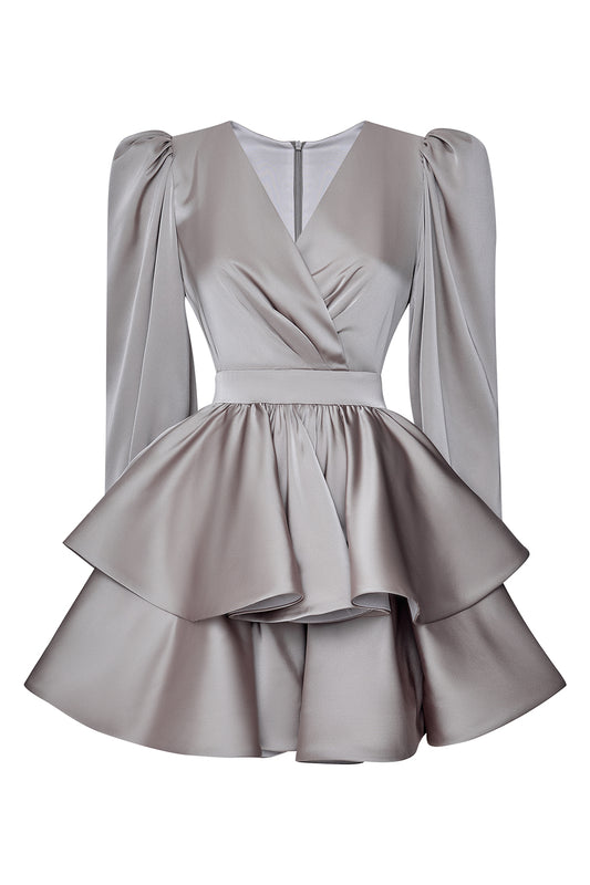 Mini Dress with Ruffles