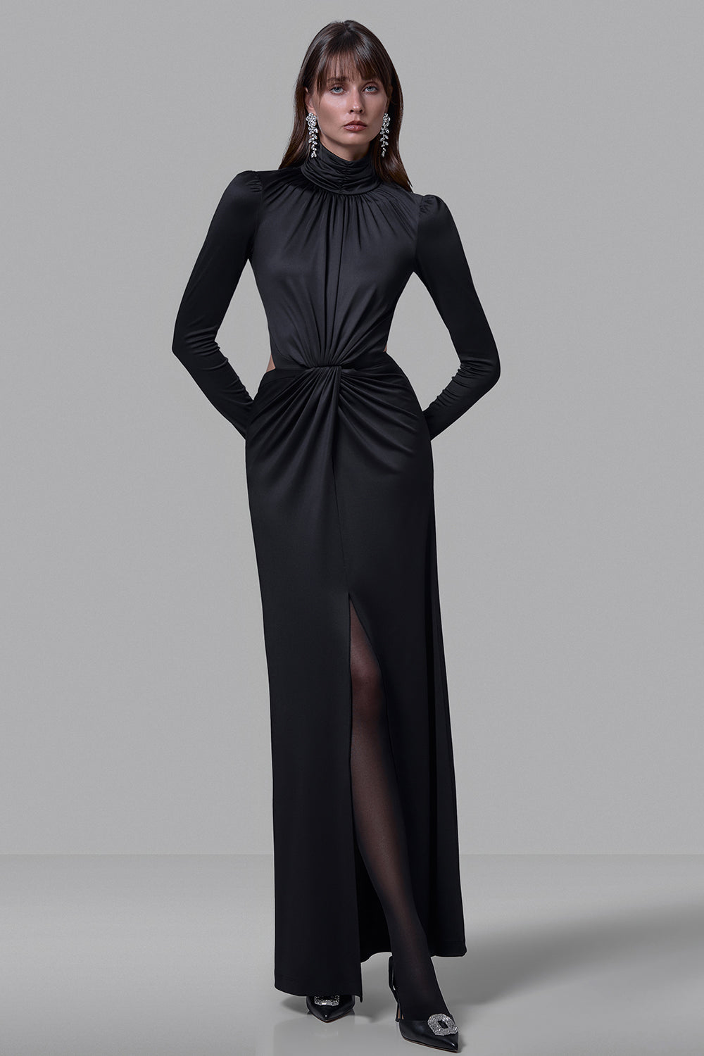 Draped Maxi Dress