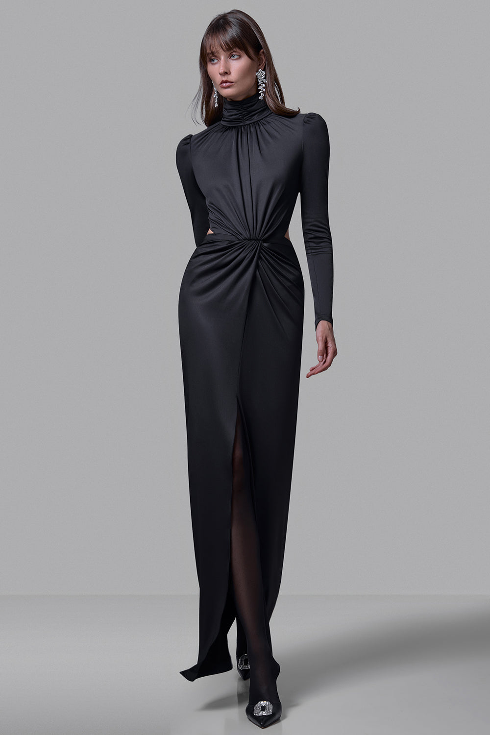 Draped Maxi Dress