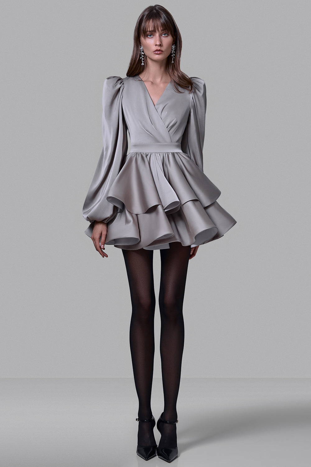 Mini Dress with Ruffles