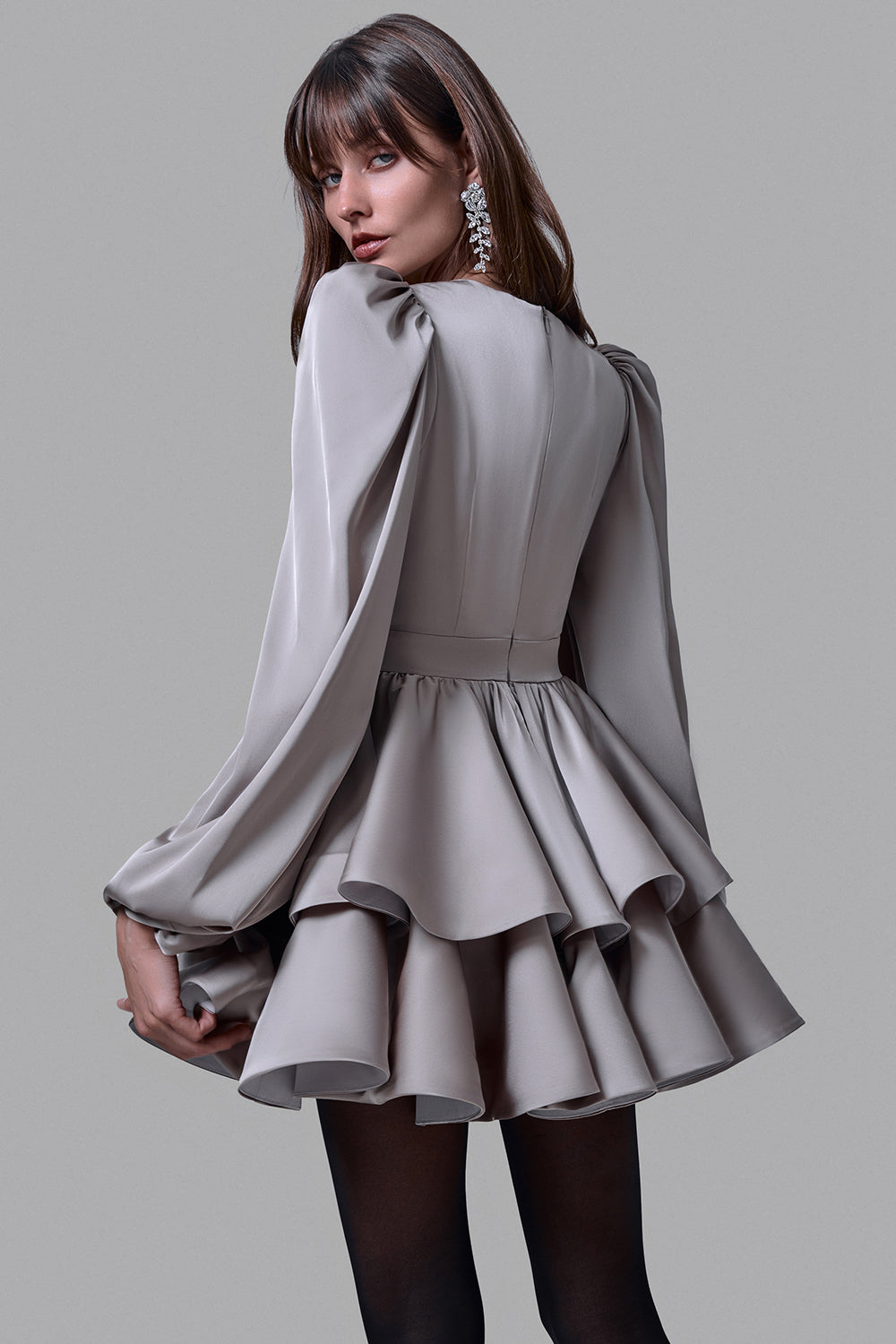 Mini Dress with Ruffles