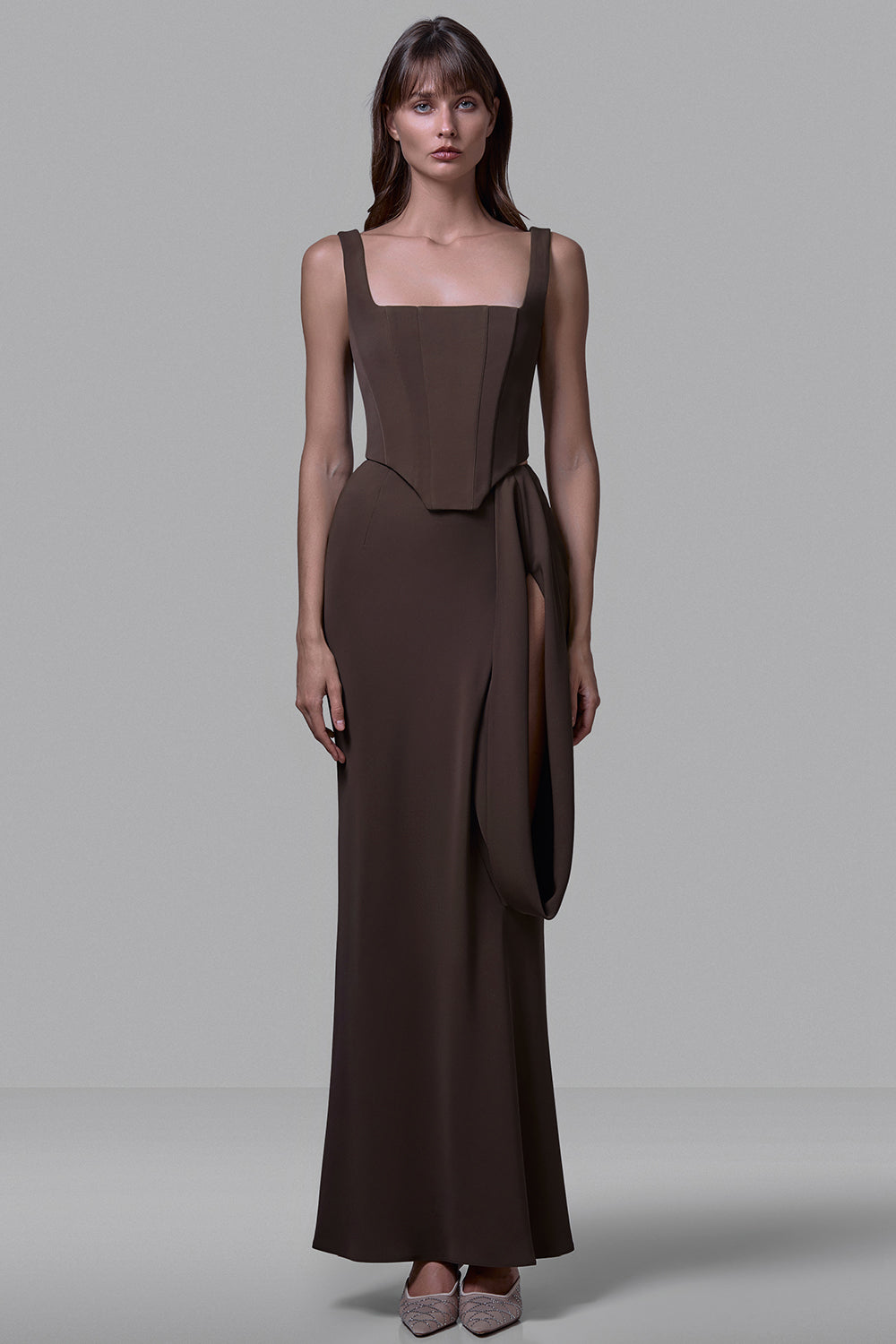 Asymmetric Maxi Skirt