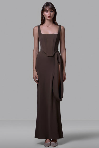 Asymmetric Maxi Skirt