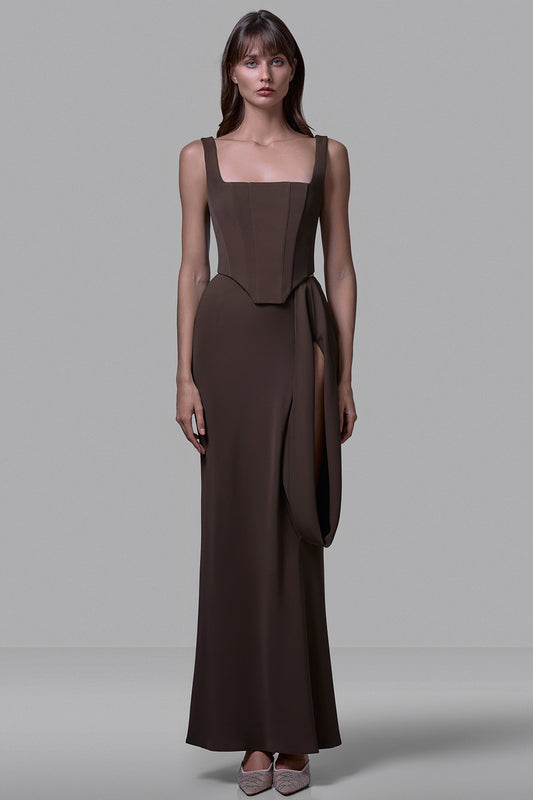 Asymmetric Maxi Skirt