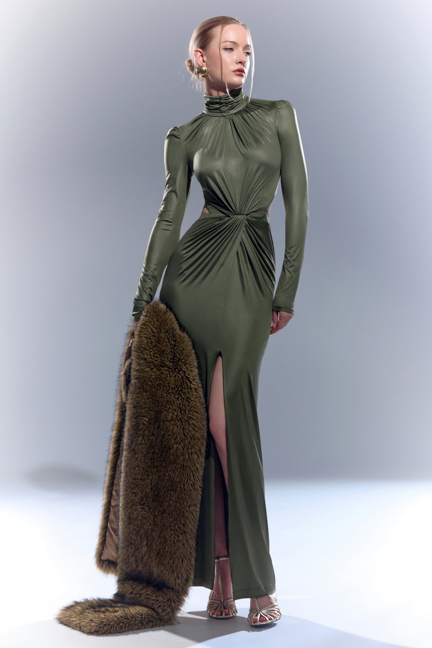 Draped Maxi Dress