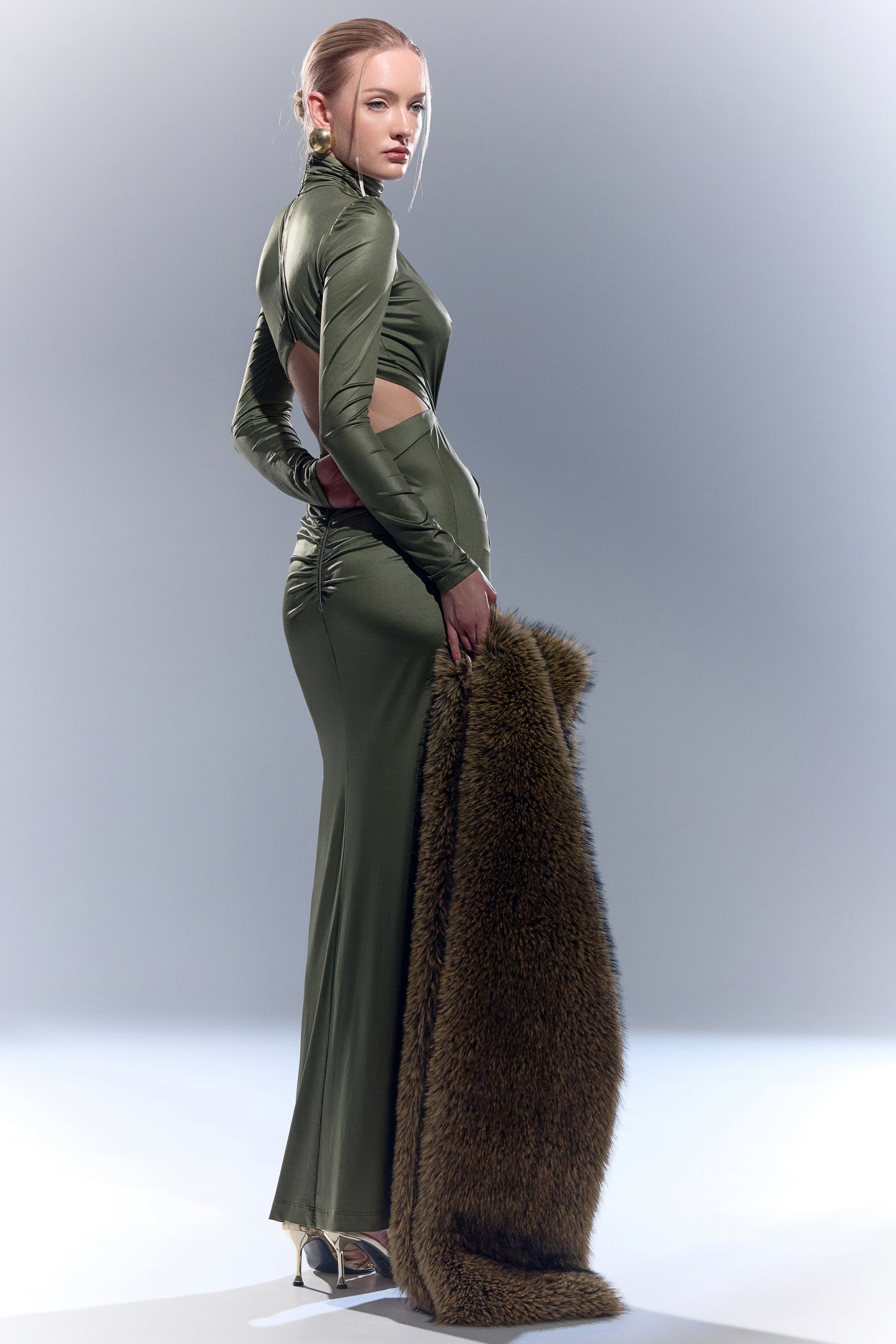 Draped Maxi Dress