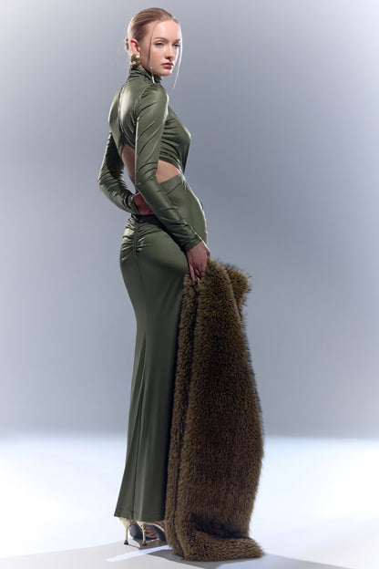Draped Maxi Dress