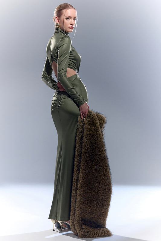 Draped Maxi Dress