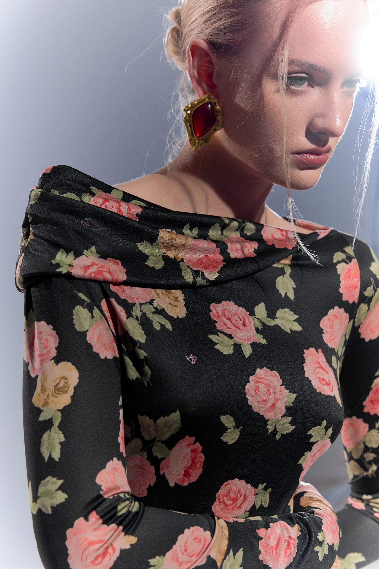 Midi Dress with Exclusive Print