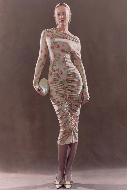 Midi Dress with Exclusive Print