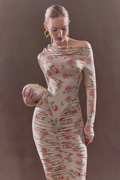 Midi Dress with Exclusive Print