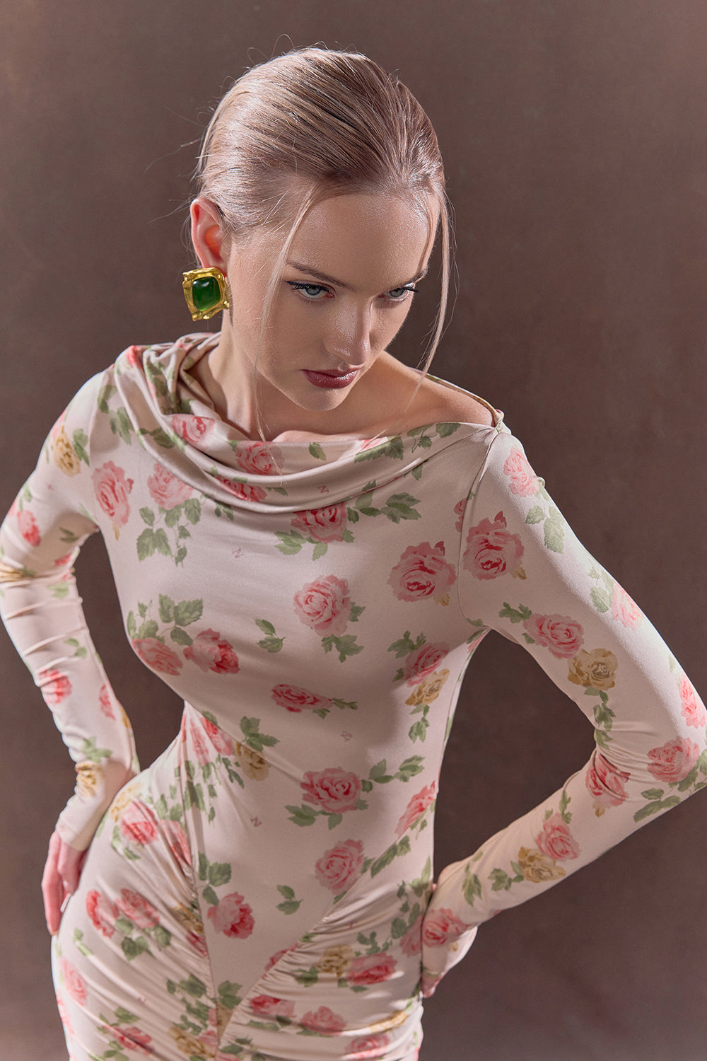 Midi Dress with Exclusive Print