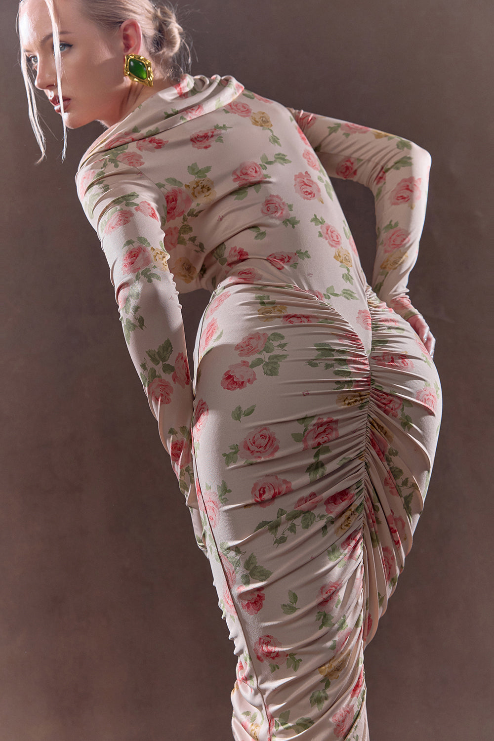 Midi Dress with Exclusive Print