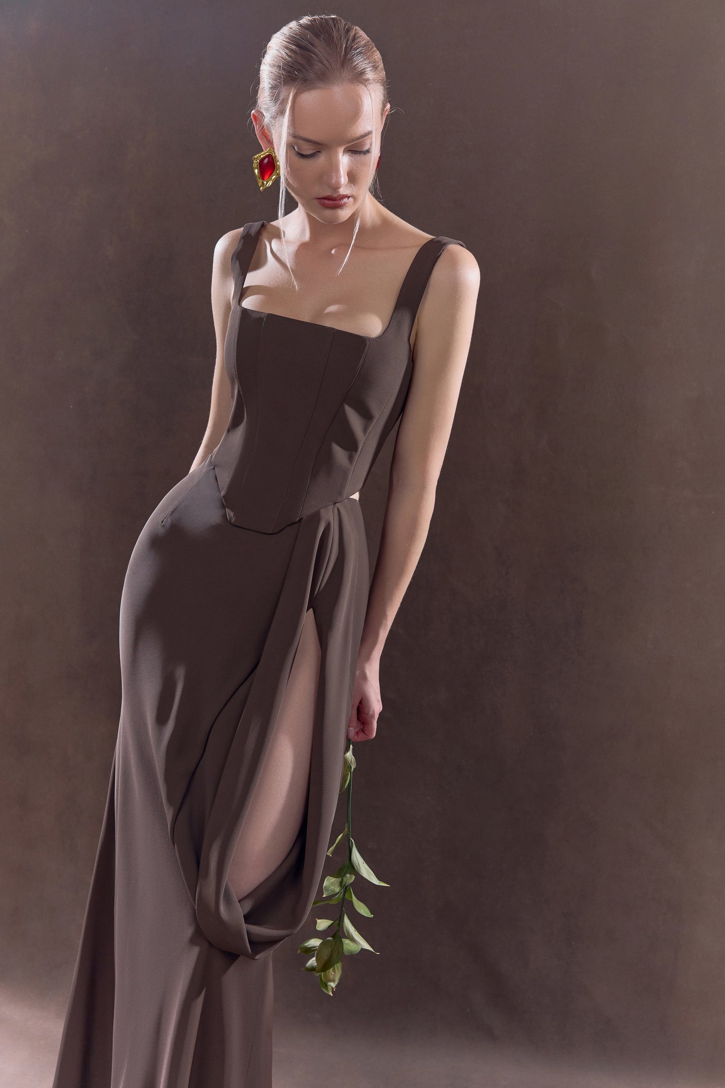 Asymmetric Maxi Skirt