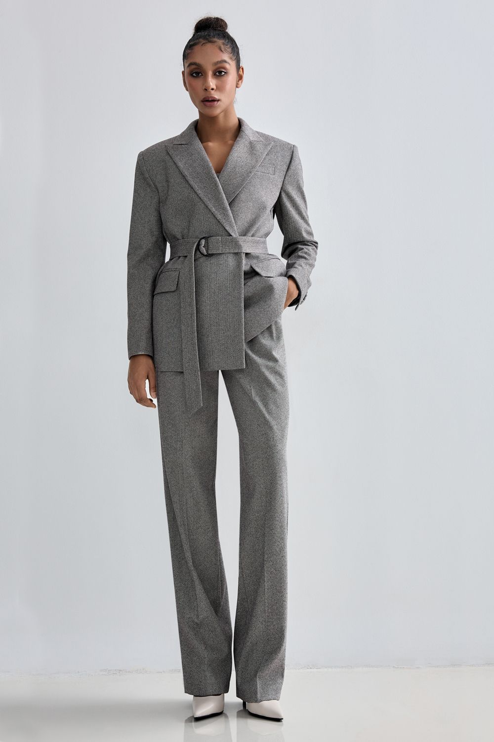 Belted jacket