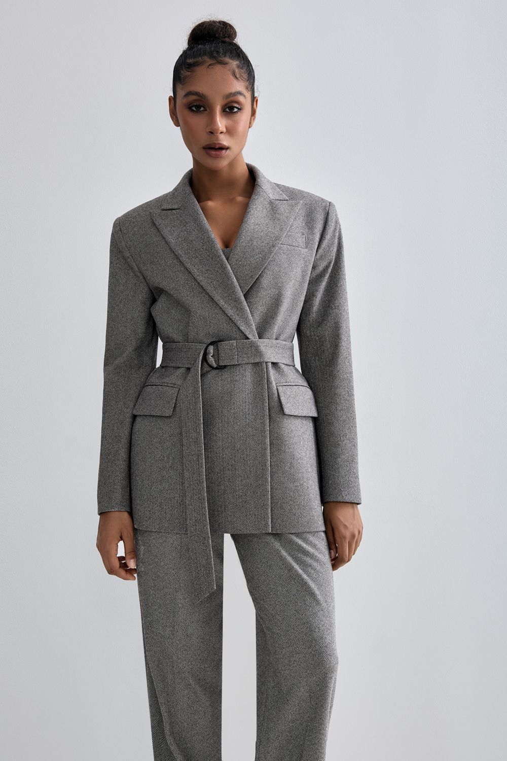 Belted jacket