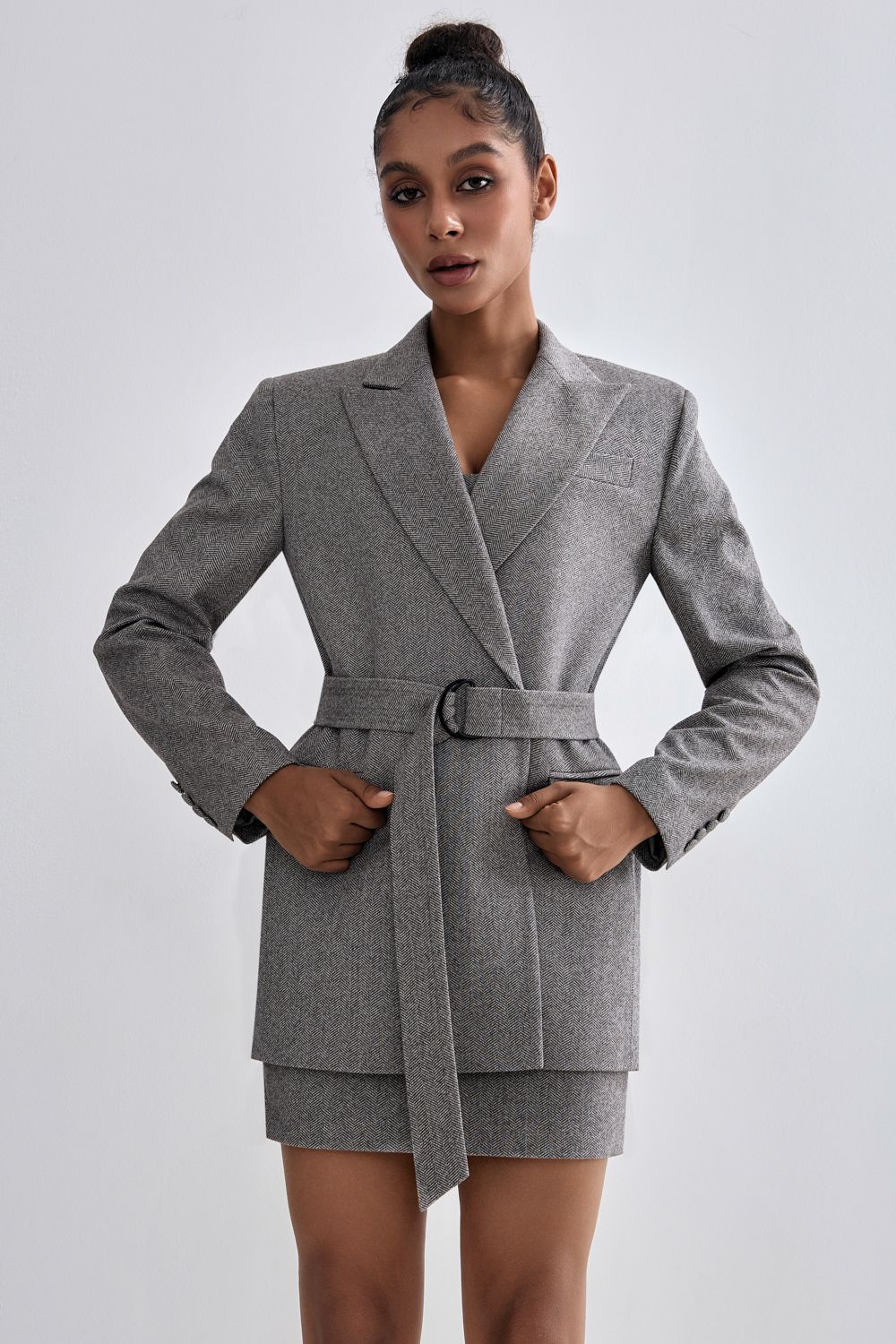 Belted jacket