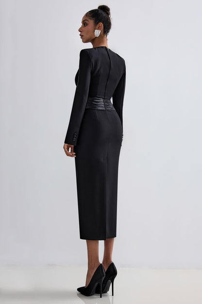 Skirt with decorative belt
