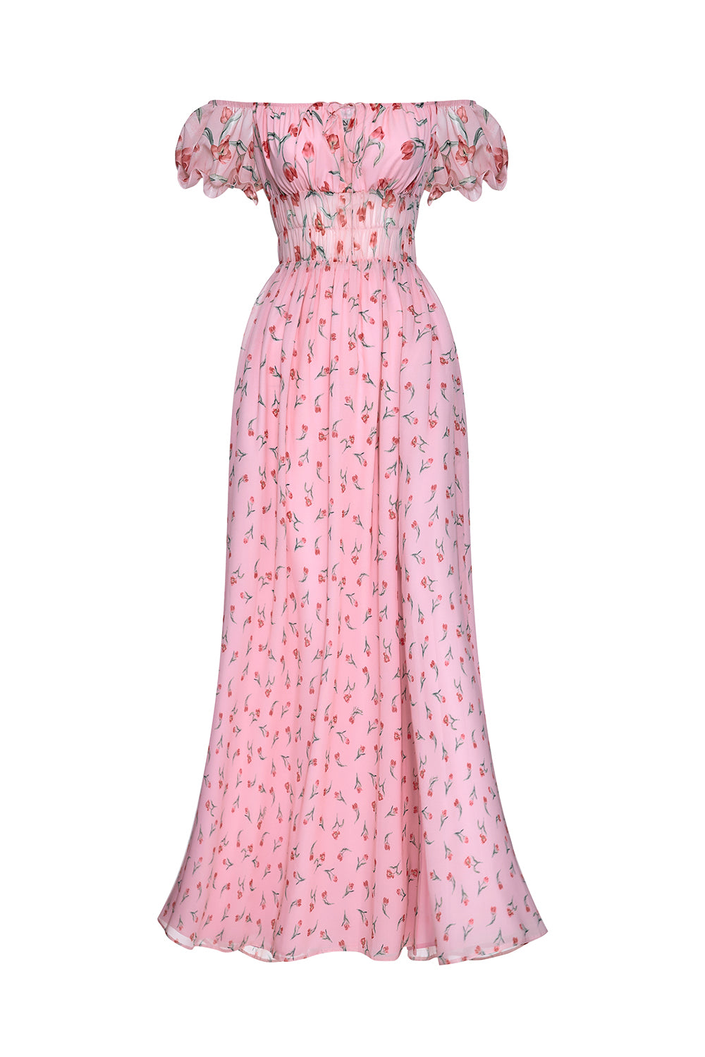 Off-Shoulder Ruffle Dress