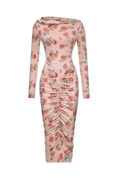Midi Dress with Exclusive Print