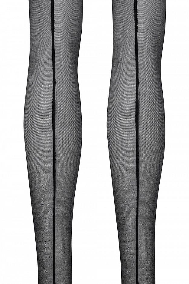 Sheer Tights with Back Seam