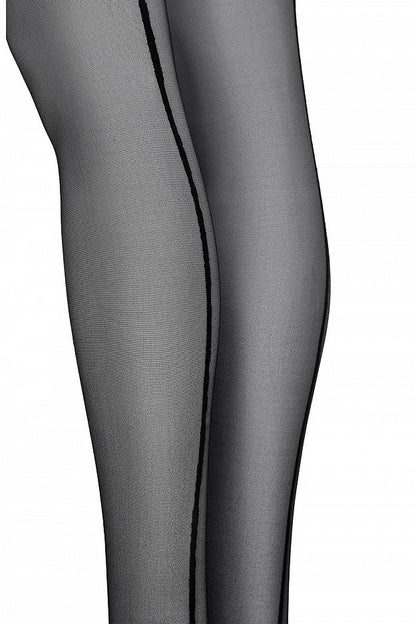 Sheer Tights with Back Seam