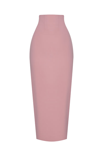Classic High-Waist Pencil Skirt
