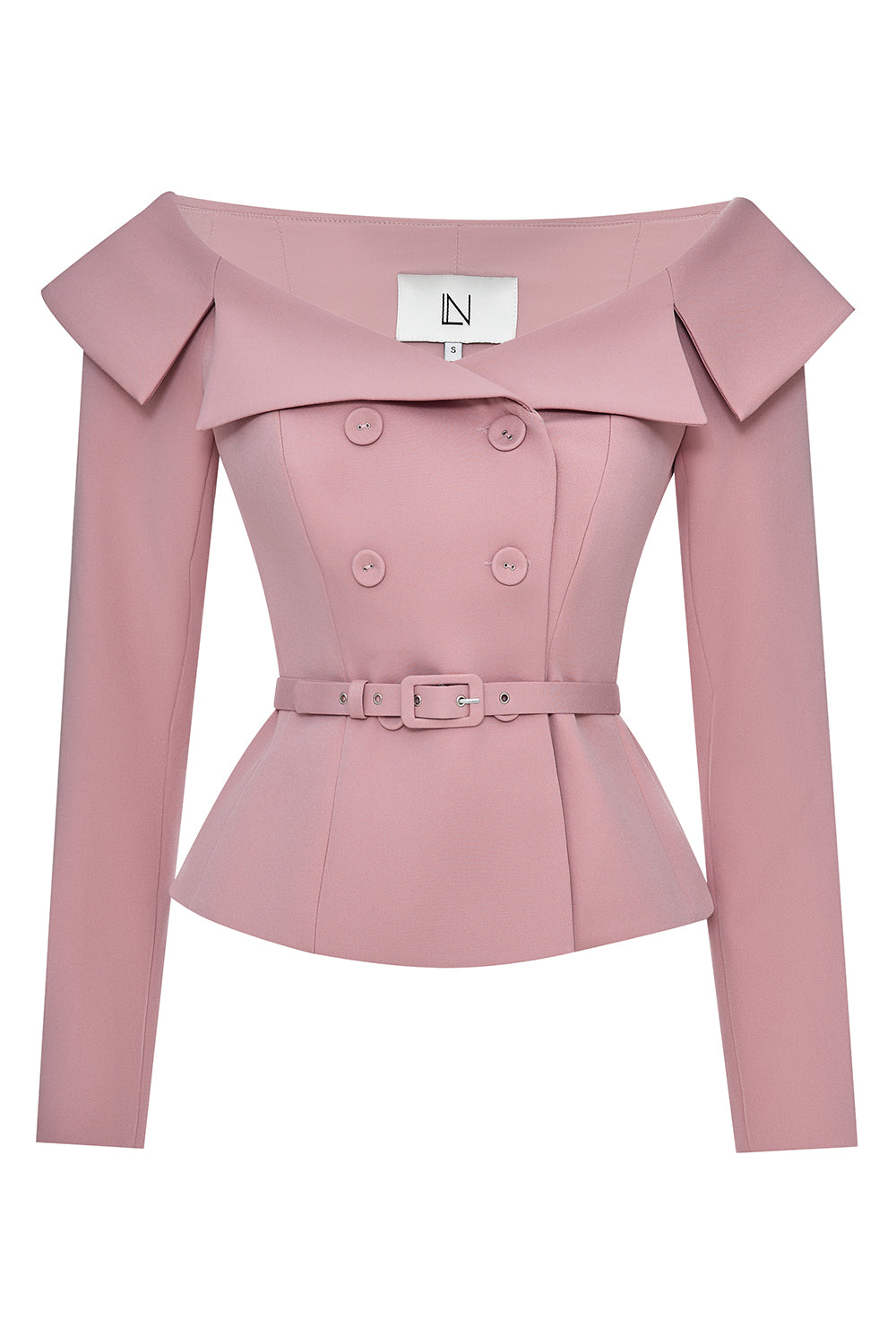 Double Breasted Jacket with Collar