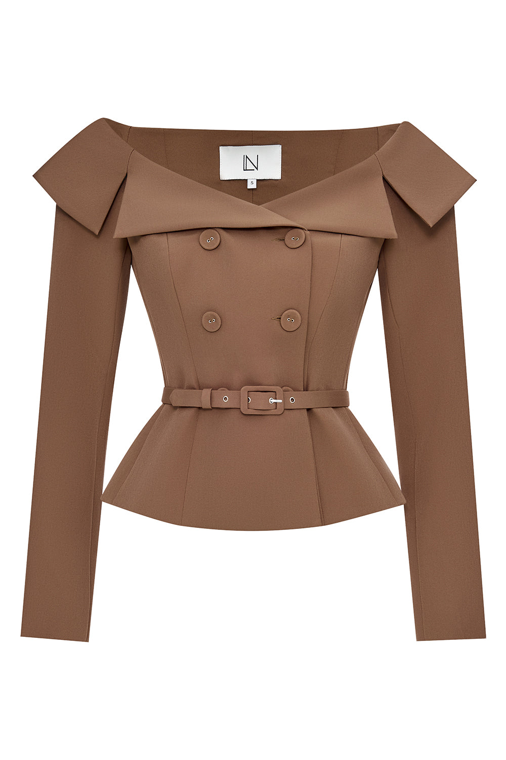 Double Breasted Jacket with Collar