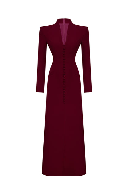 Structured Buttoned Maxi