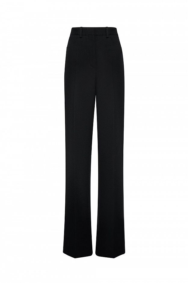 High-waisted Palazzo Trousers