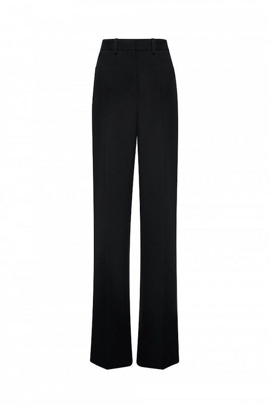 High-waisted Palazzo Trousers