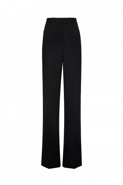 High-waisted Palazzo Trousers