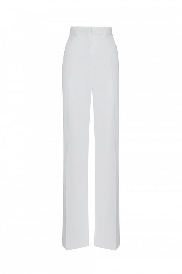 High-waisted Palazzo Trousers