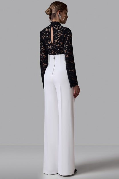 Lace High Neck Blouse