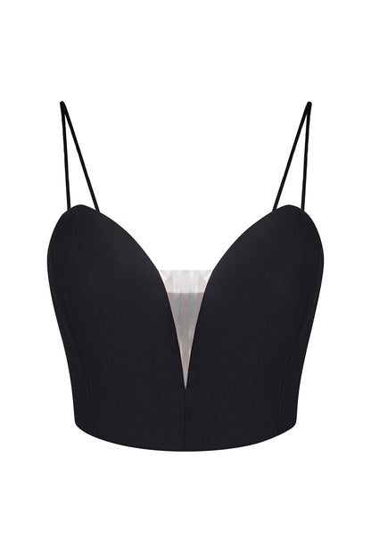 Corset With a Deep Neckline