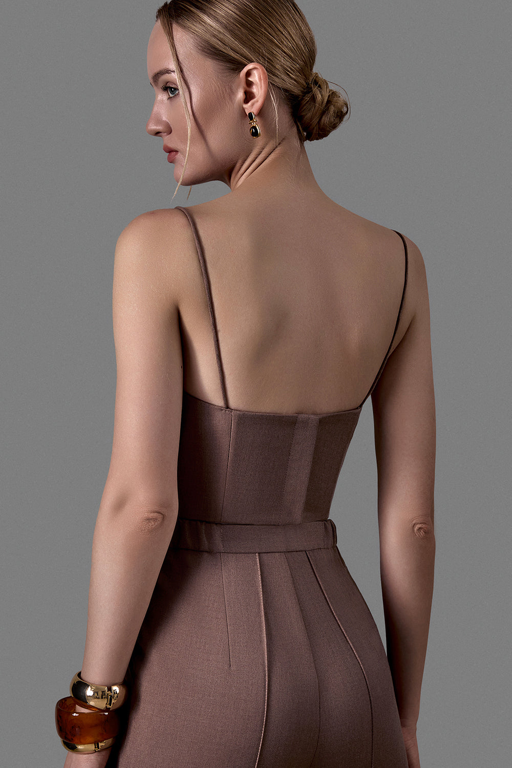 Corset With a Deep Neckline