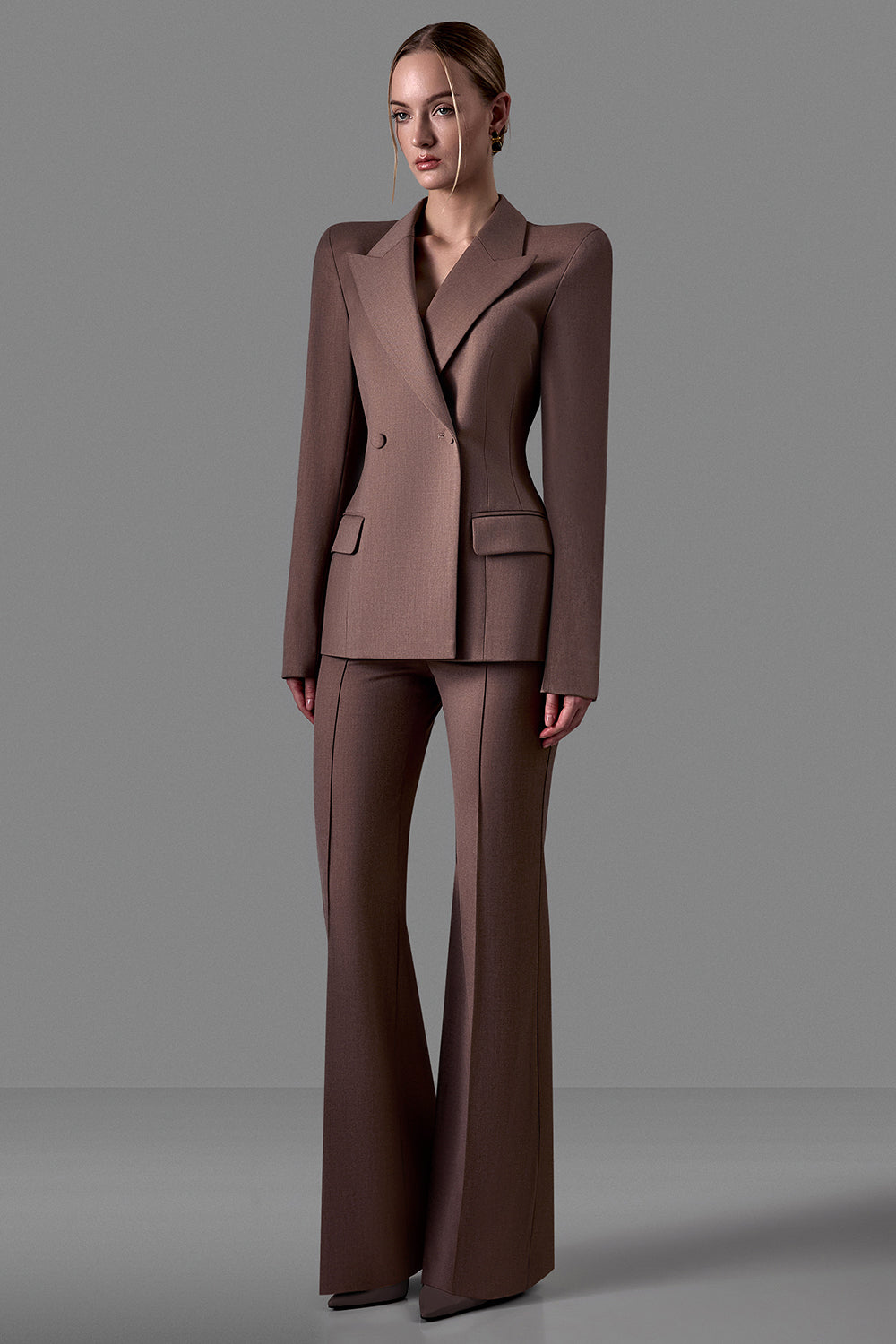 Double-Breasted Fitted Jacket