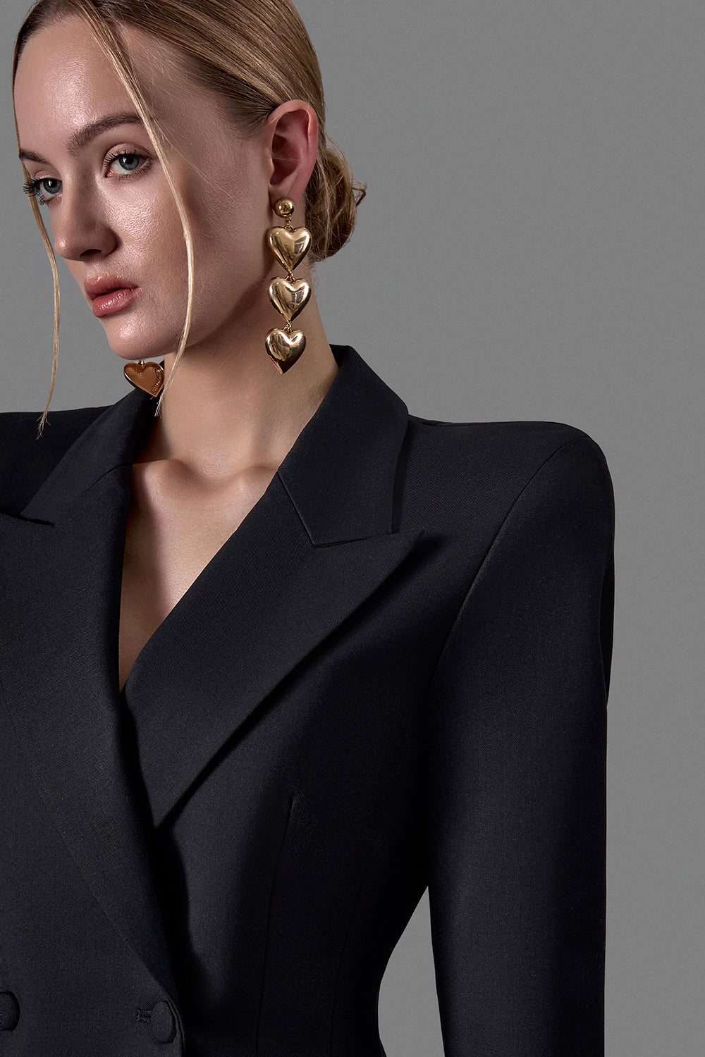 Double-Breasted Fitted Jacket