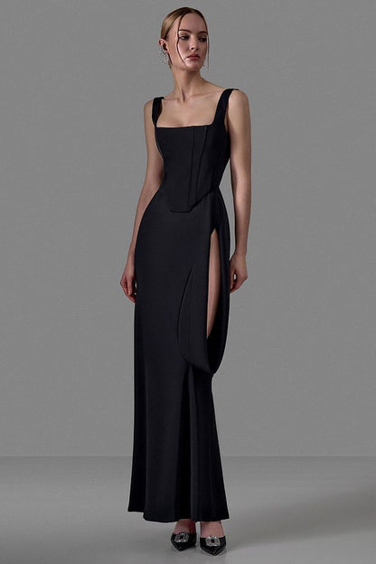Asymmetric Maxi Skirt