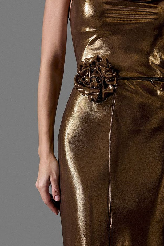 Belt With Designer Rose