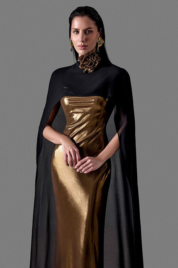 Featherlight Chiffon Cape