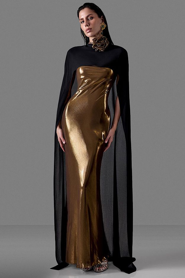 Featherlight Chiffon Cape