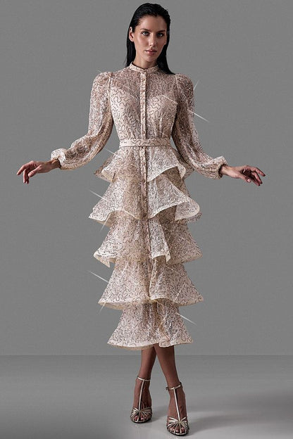 Tiered Two-Piece Dress